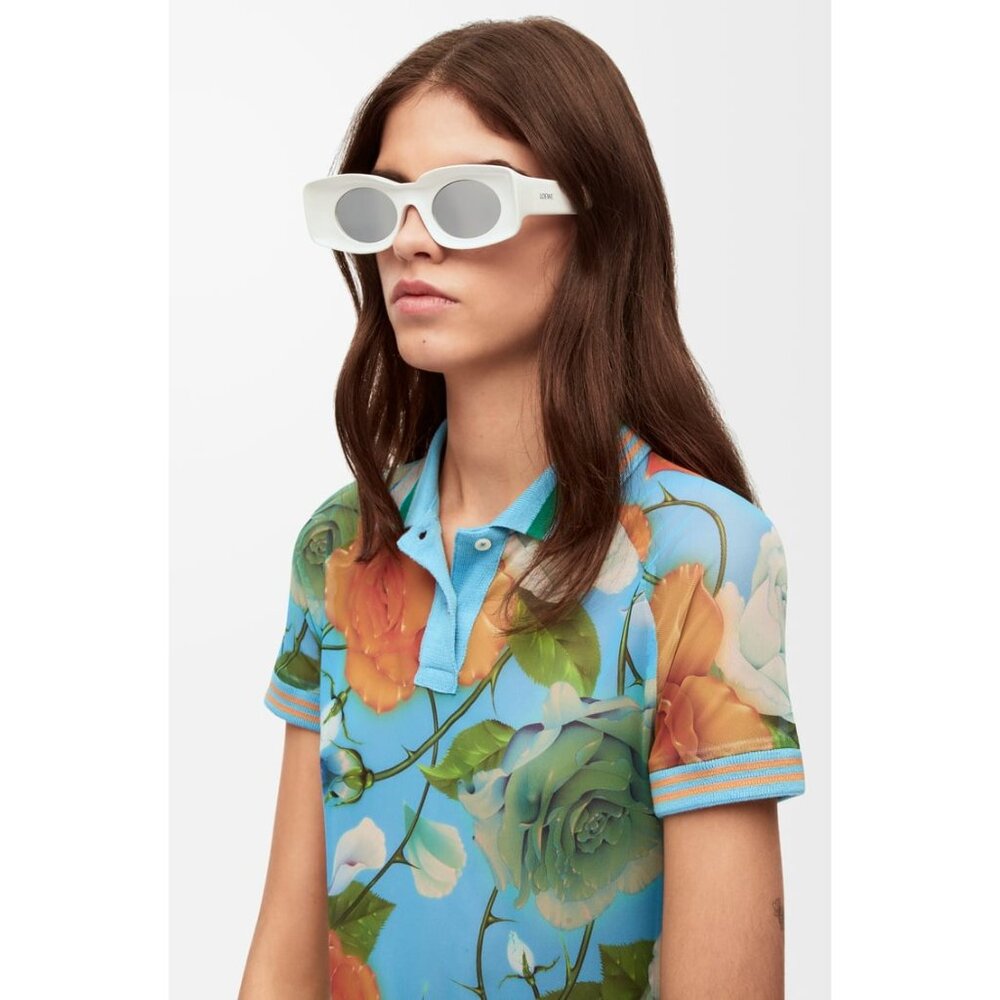 LOEWE x Paula's Ibiza 49MM Oval grey Sunglasses NEW